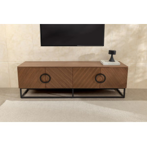 GRANDEZZA modern TV-szekrény - 180cm - dió INVICTA