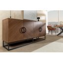 GRANDEZZA modern komód - 180cm - dió