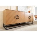 GRANDEZZA modern komód - 180cm - tölgy