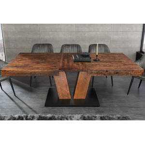 RANCHO bővíthető fenyő étkezőasztal - 160-200cm INVICTA