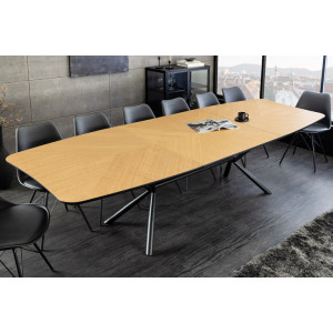 GRANDEZZA bővíthető étkezőasztal - 180-270cm - tölgy INVICTA