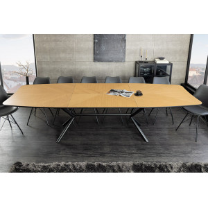 GRANDEZZA bővíthető étkezőasztal - 180-270cm - tölgy INVICTA