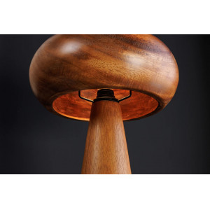 LAMAR modern akác asztali lámpa