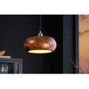 GROVE modern függőlámpa 25 cm – akácfa / arany