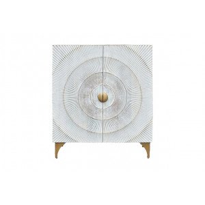 GOLDEN SUNSET design szekrény - 120cm - fehér INVICTA