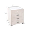 PARIS modern éjjeliszekrény - beige