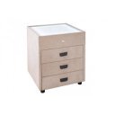 PARIS modern éjjeliszekrény - beige
