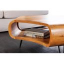 ORGANIC LIVING tömör akác dohányzóasztal - 90cm