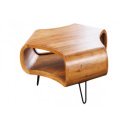 ORGANIC LIVING tömör akác dohányzóasztal - 70cm