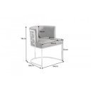 ELEGANZA exkluzív szék - szürke