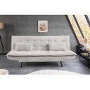 JAZZ modern zsenília kanapéágy - 195cm - beige