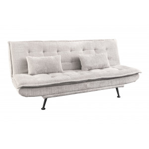 JAZZ modern zsenília kanapéágy - 195cm - beige