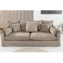 HEAVEN modern kordbársony kanapé - 200cm - taupe