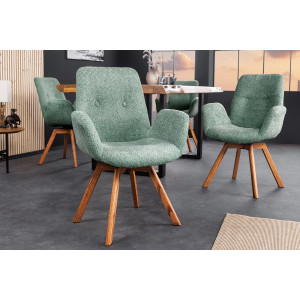 BALTIC modern forgatható szék - zöld