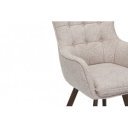 THOR modern forgatható szék - beige/szürke