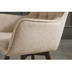 THOR modern forgatható szék - beige/szürke