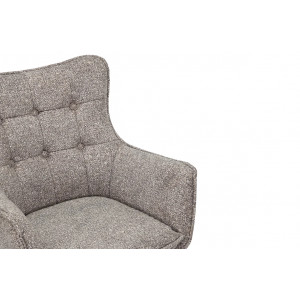 THOR modern forgatható szék - beige/szürke