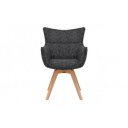 VOGUE modern forgatható szék - beige/szürke/barna