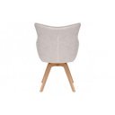 VOGUE modern forgatható szék - beige/szürke/barna