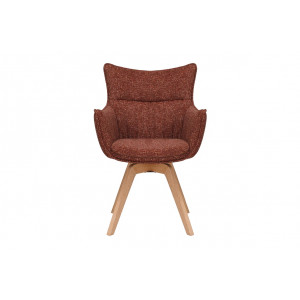 VOGUE modern forgatható szék - beige/szürke/barna