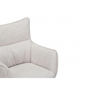 VOGUE modern forgatható szék - beige/szürke/barna