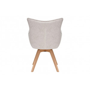 VOGUE modern forgatható szék - beige/szürke/barna