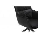 VOGUE design forgatható szék - fekete