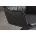 VOGUE design forgatható szék - fekete