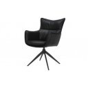 VOGUE design forgatható szék - fekete