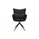 VOGUE design forgatható szék - fekete