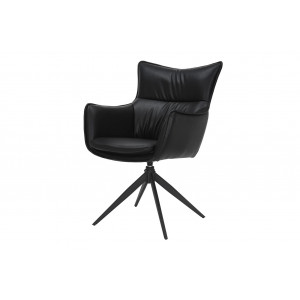 VOGUE design forgatható szék - fekete