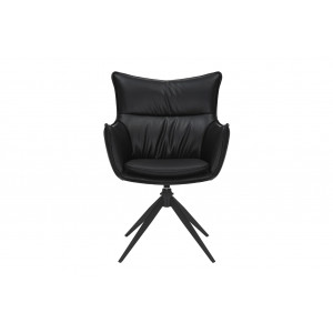 VOGUE design forgatható szék - fekete