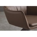 VOGUE design forgatható szék - barna