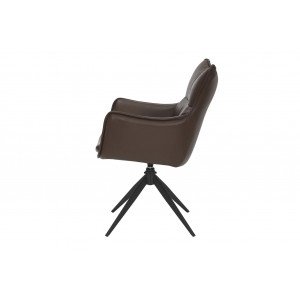 VOGUE design forgatható szék - barna