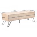 TUNDRA-II tölgy TV-szekrény- 160cm