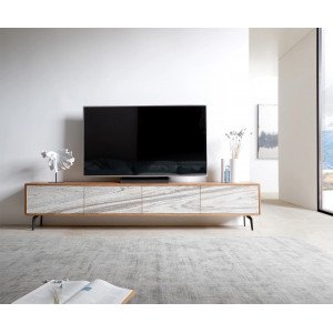 KLEO prémium akác TV-szekrény - 200/220cm bútor