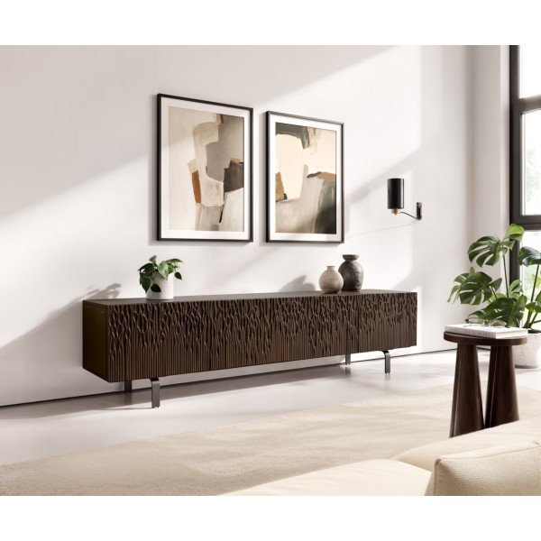 MARENO prémium mangófa TV-szekrény - 200cm