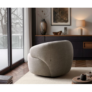 BONILLA design fotel - beige/szürke