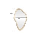 MARIQUE  modern tükör - 150cm - arany