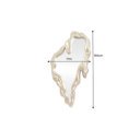 FLUIDUM modern tükör - 150cm - arany
