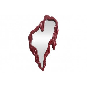 FLUIDUM modern tükör - 150cm - piros INVICTA