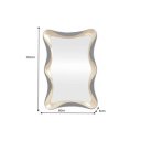 MIRACLE- II modern tükör - 120cm - arany/fekete