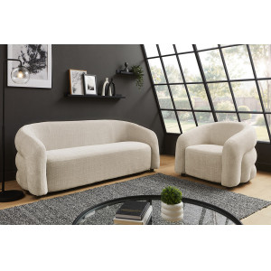 VOGUE design kanapé - 198cm - beige