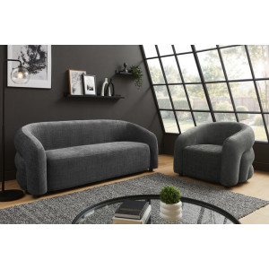 VOGUE design kanapé - 198cm - szürke