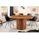 LAMEA kerek rózsafa étkezőasztal - 120/140cm