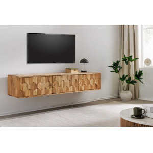 MYSTIC LIVING tömör akác TV-szekrény - 160cm INVICTA