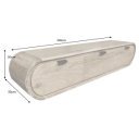 ORGANIC tömör akác fali TV-szekrény - 160cm