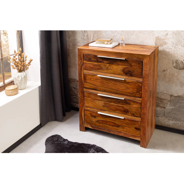 LAGOS tömör rózsafa fiókos komód