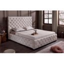 MERCURE modern ágykeret -  180x200cm - pezsgő bársony