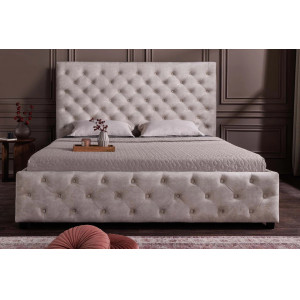 MERCURE modern ágykeret -  180x200cm - pezsgő bársony